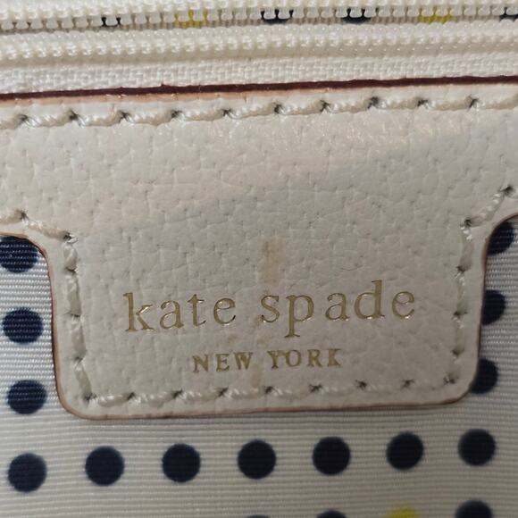 Kate Spade Woven Clutch Bag Shoulder Brown/White NWOT - Picture 9 of 12